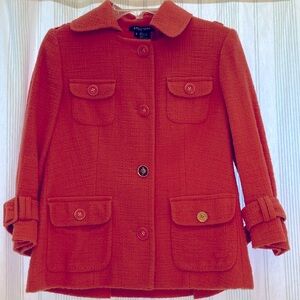 ETCETERA Orange Tweed jacket